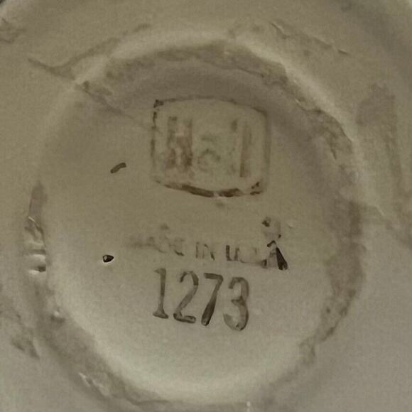 Vintage Hall Made in the USA 1273 Blue Speckled Irish Coffee Mugs Set of 2 - Picture 15 of 16